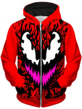 Carnage Unisex Zip-Up Hoodie Technodrome Epic Hoodie