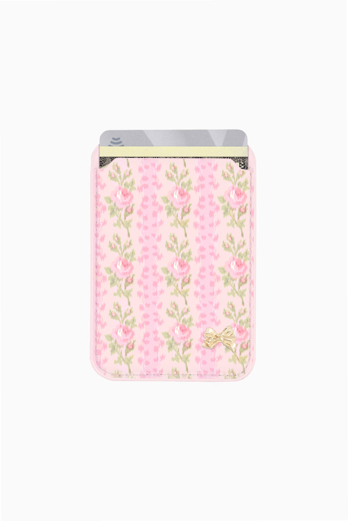 Case-Mate x LoveShackFancy Magnetic Wallet Works With MagSafe - Blooming Heirloom