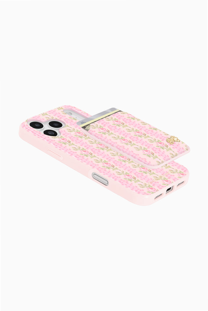 Case-Mate x LoveShackFancy Magnetic Wallet Works With MagSafe - Blooming Heirloom