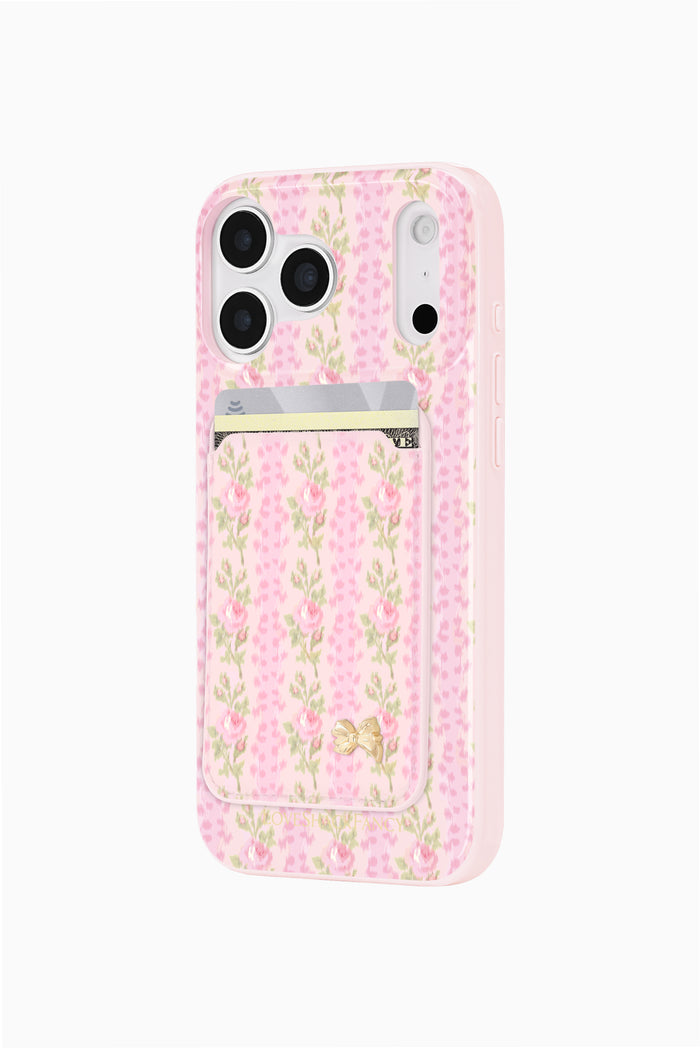 Case-Mate x LoveShackFancy Magnetic Wallet Works With MagSafe - Blooming Heirloom