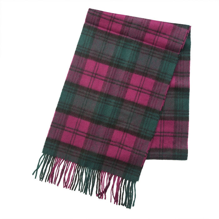 Cashmere Scottish Tartan Clan Scarf - LINDSAY - Heritage Of Scotland -