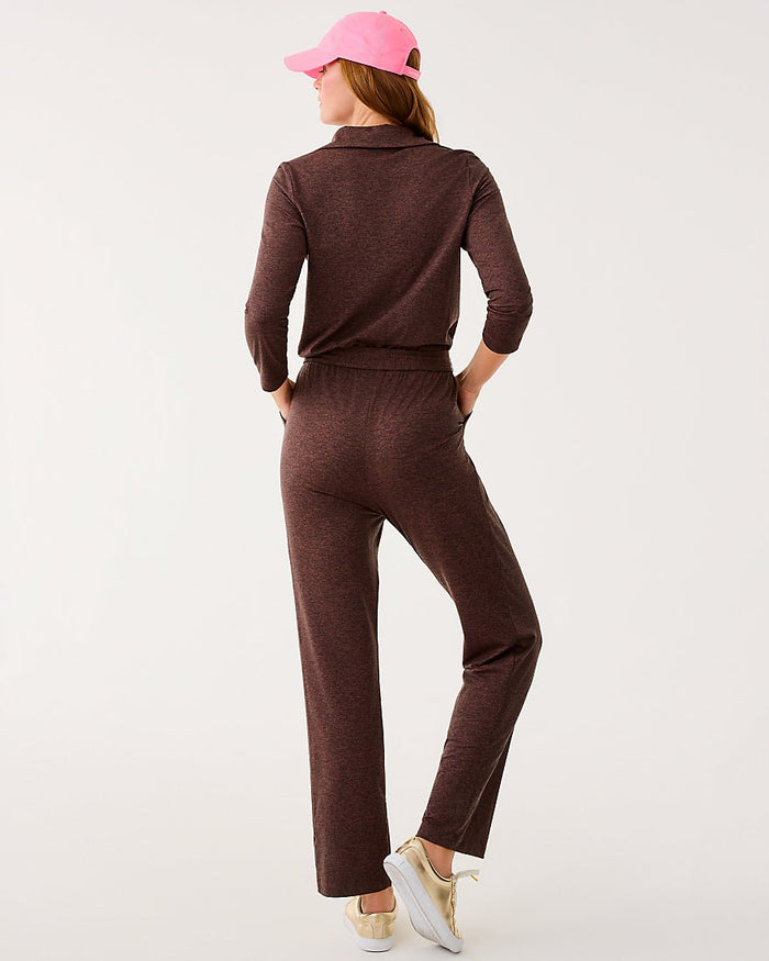 Lilly Pulitzer - Cecilia Jumpsuit Upf 50 Plus - French Roast X Noir Heather