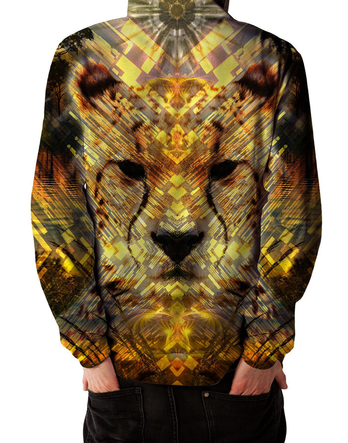 Cheetah Unisex Zip-Up Hoodie Lucid Eye Studios Epic Hoodie