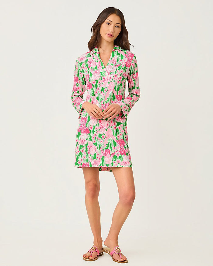 Lilly Pulitzer - Chessie Upf 50 Plus Dress - Putting Green Hannah