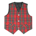 Children’s Tartan Waistcoat Royal Stewart - Heritage Of Scotland - 1yr