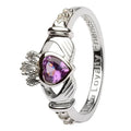 Claddagh Birthstone Ring – June