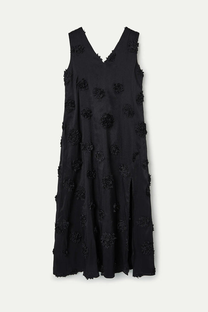 Compania Fantastica Floral Dress in Black