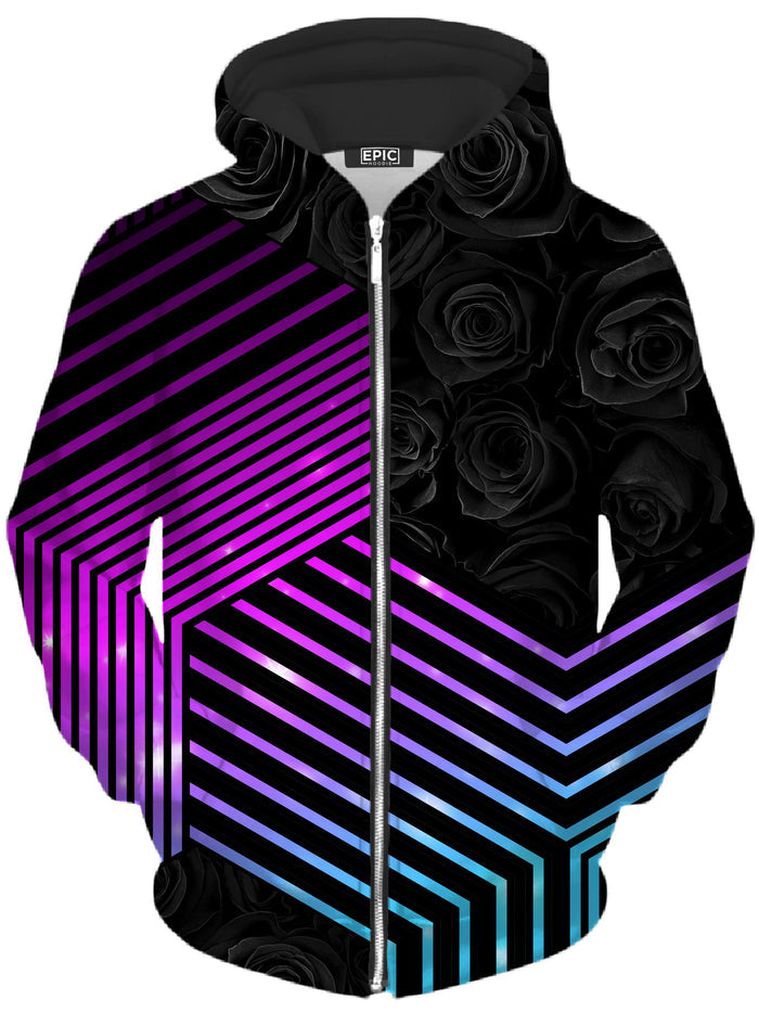 Connected Hex Unisex Zip-Up Hoodie Noctum X Truth Epic Hoodie