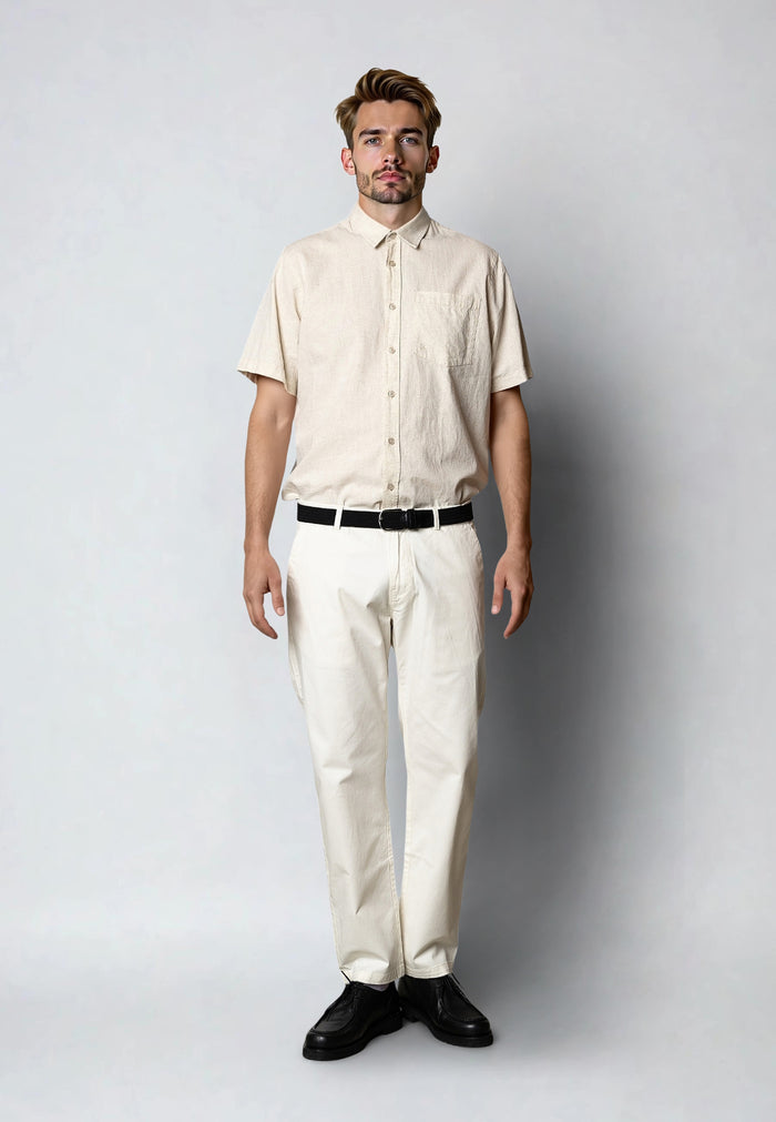Clean Cut Copenhagen COPENHAGEN REGULAR TWILL CHINO Bukser Ecru