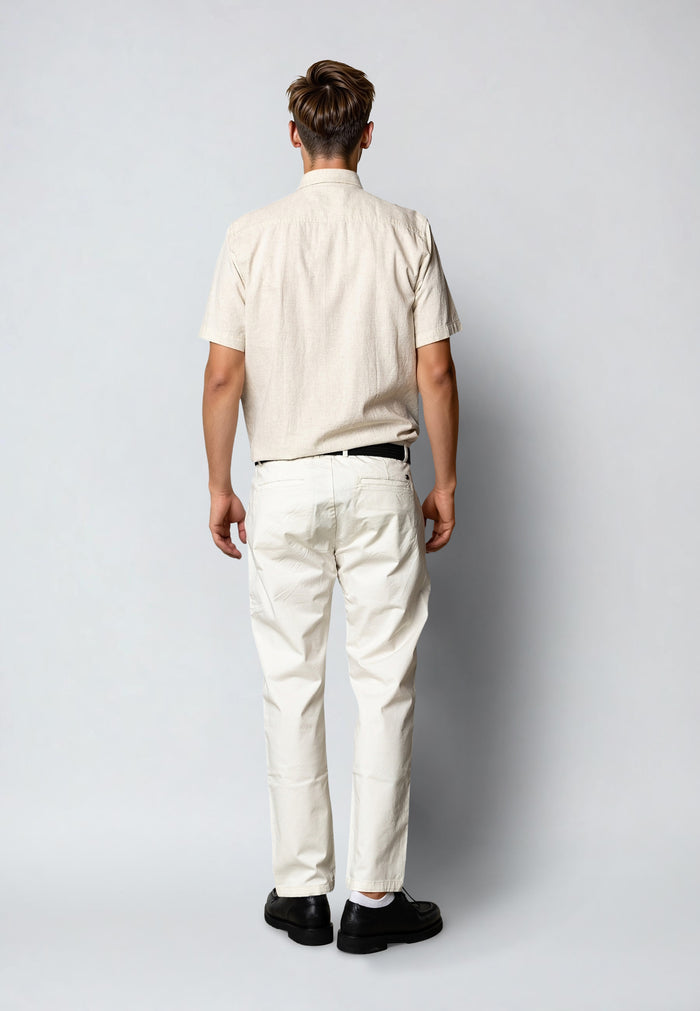 Clean Cut Copenhagen COPENHAGEN REGULAR TWILL CHINO Bukser Ecru