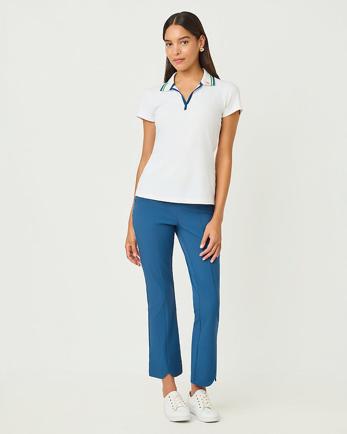 Lilly Pulitzer - Corso Scallop Kick Flare Pant Upf 50 Plus - Starlight Navy
