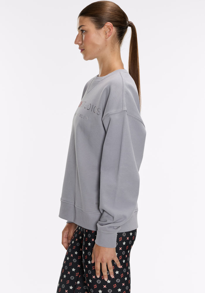 Cotton Gemstone Logo Crewneck