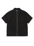 Damaged Denim Zip S/S Shirt