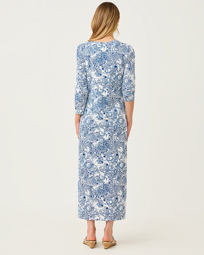 Lilly Pulitzer - Deena Upf 50 Plus Dress - Starlight Navy Zoology