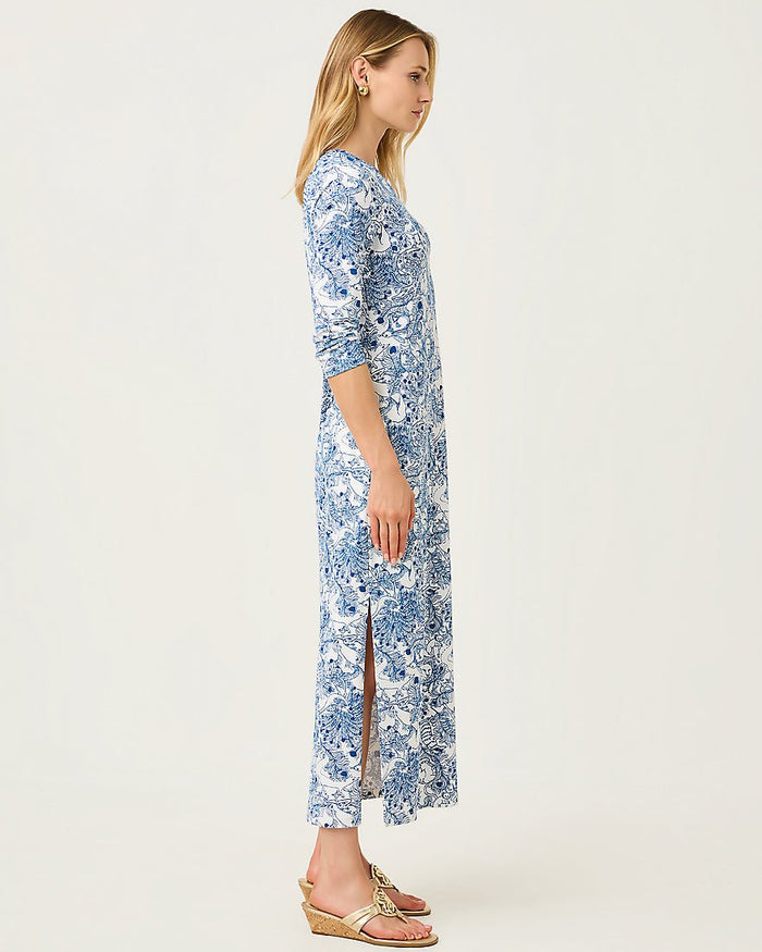 Lilly Pulitzer - Deena Upf 50 Plus Dress - Starlight Navy Zoology