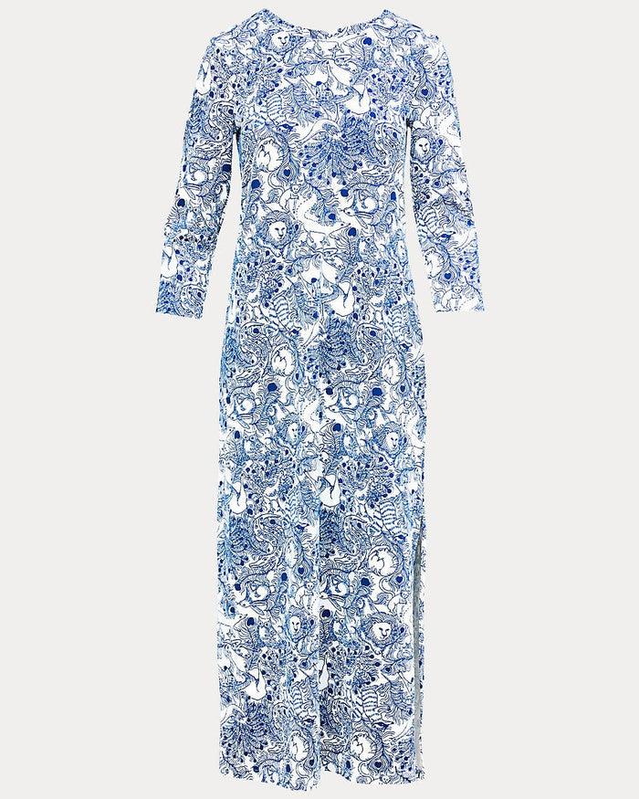 Lilly Pulitzer - Deena Upf 50 Plus Dress - Starlight Navy Zoology