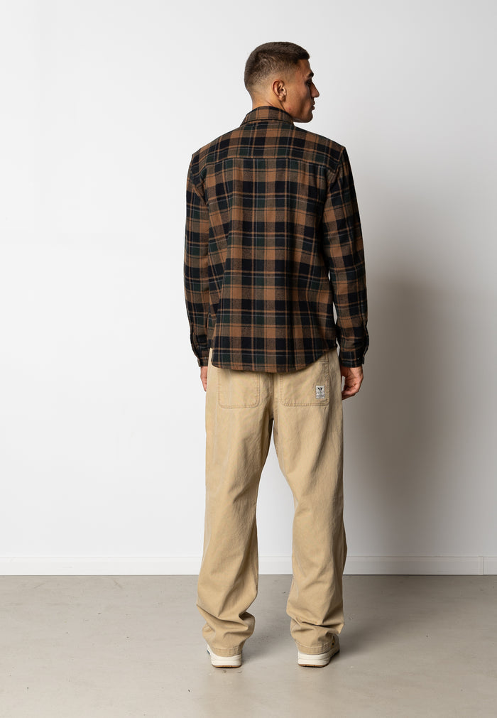 Fat Moose DERECK CANVAS PANTS Bukser Dark Khaki