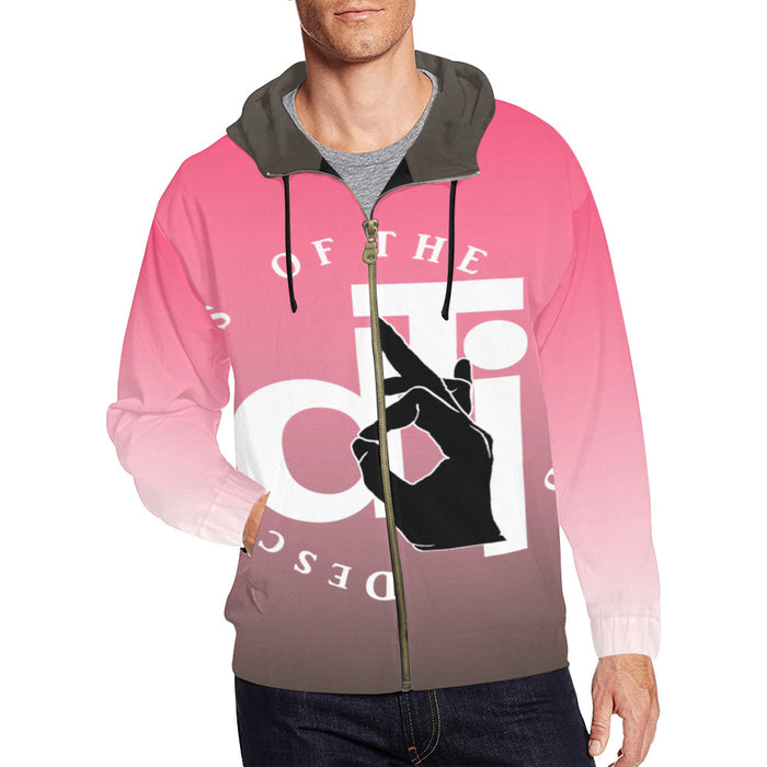 Descendants of the Island Blossom Men's All Over Print Full Zip Hoodie (Model H14)