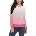 Descendants of the Island Blossom Women's All Over Print Mock Neck Sweater(ModelH43)