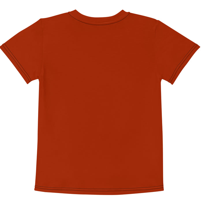 Descendants of the Island Dark Orange Kids crew neck t-shirt