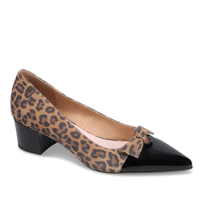 Django & Juliette ANNEDI Heel in Black Camel Leopard - Crush Marketplace