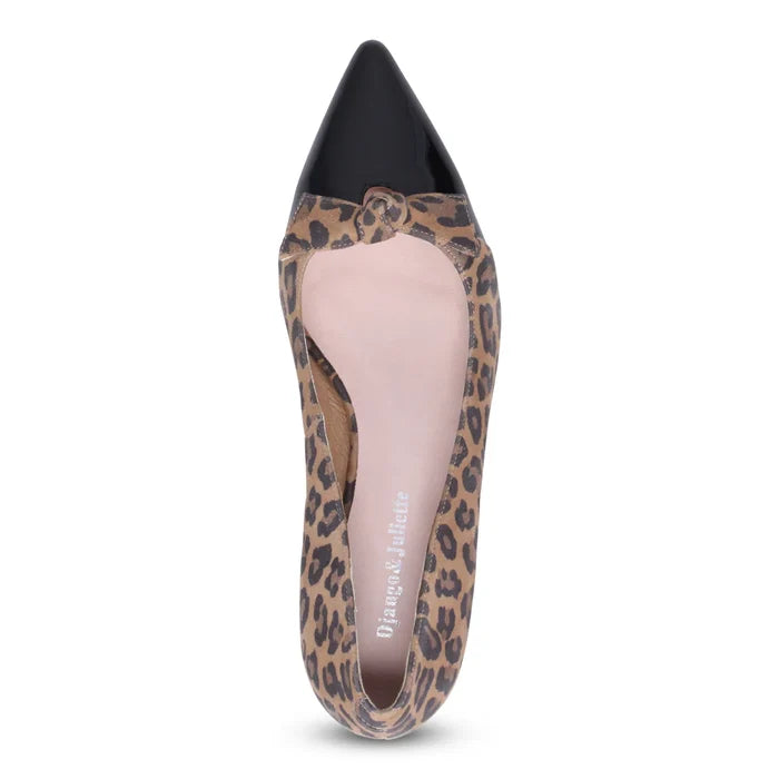 Django & Juliette ANNEDI Heel in Black Camel Leopard - Crush Marketplace