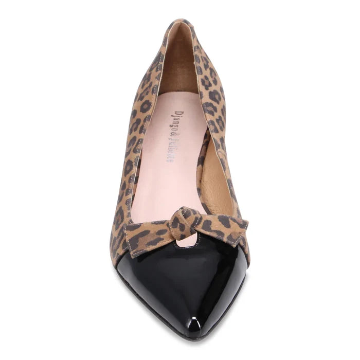 Django & Juliette ANNEDI Heel in Black Camel Leopard - Crush Marketplace