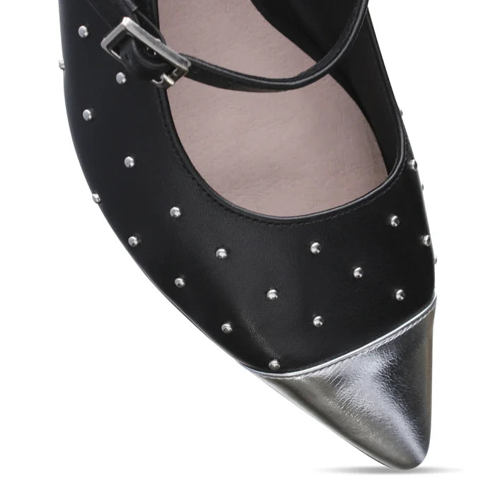 Django & Juliette AREN Heeled Mary Jane in Black - Crush Marketplace