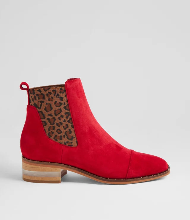 Django & Juliette FORDA Chelsea in Red Suede - Crush Marketplace