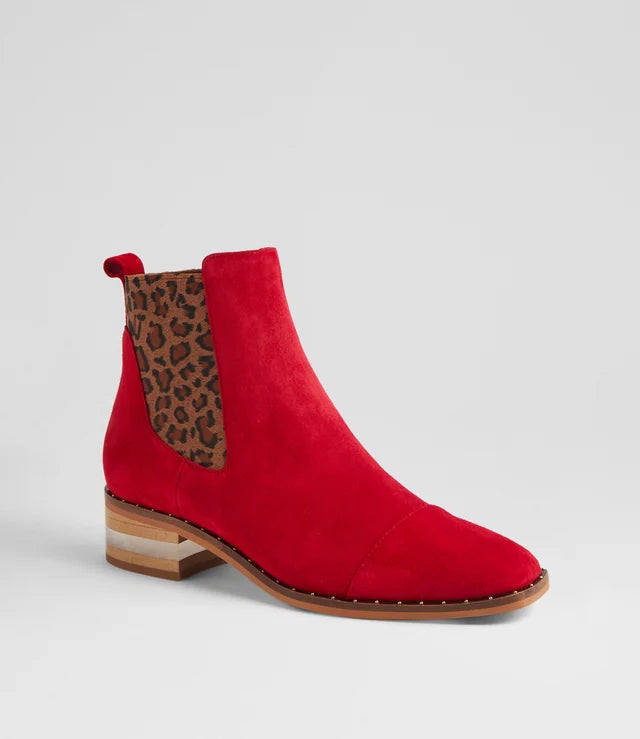 Django & Juliette FORDA Chelsea in Red Suede - Crush Marketplace