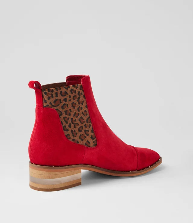 Django & Juliette FORDA Chelsea in Red Suede - Crush Marketplace