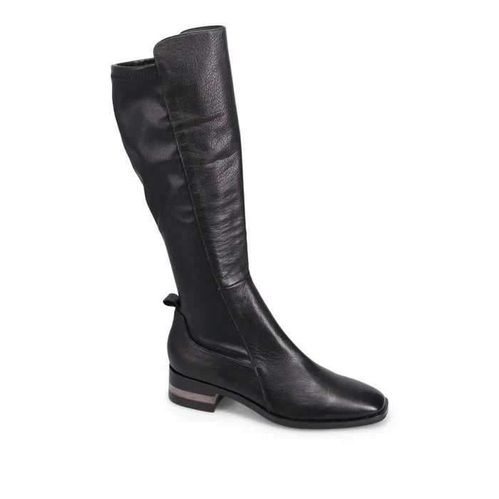 Django & Juliette FOXX Tall Boot in Black Leather - Crush Marketplace