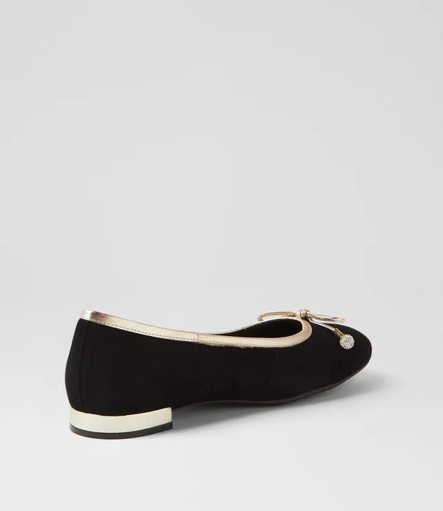 Django & Juliette FOYARS Ballet Flat in Black Suede - Crush Marketplace