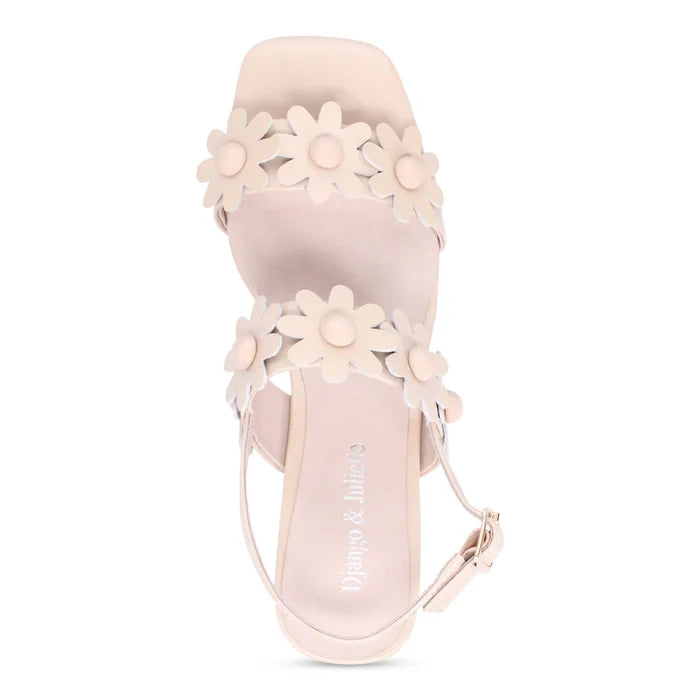 Django & Juliette HATSYL Heeled Sandal in Nougat