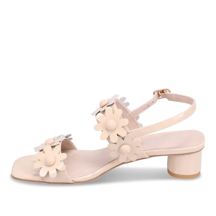 Django & Juliette HATSYL Heeled Sandal in Nougat