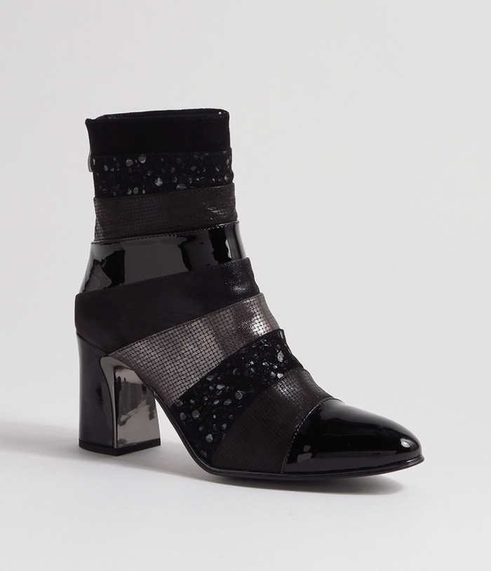 Django & Juliette KITCH Heeled Boot in Black - Crush Marketplace