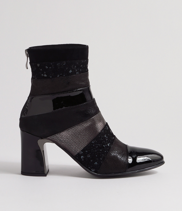 Django & Juliette KITCH Heeled Boot in Black - Crush Marketplace