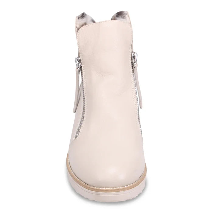 Django & Juliette OPAL Flatform Boot in Vanilla - Crush Marketplace