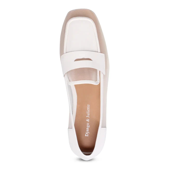 Django & Juliette PRIYAS Loafer in Ivory - Crush Marketplace