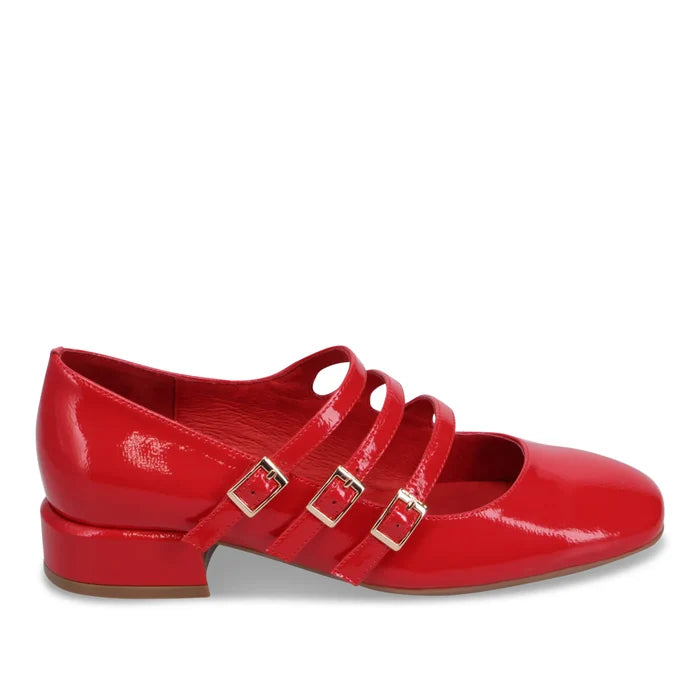 Django & Juliette VALVER Mary Jane in Red Patent Leather - Crush Marketplace