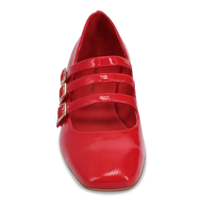 Django & Juliette VALVER Mary Jane in Red Patent Leather - Crush Marketplace