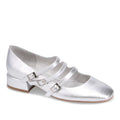 Django & Juliette VALVER Mary Jane in Silver Leather - Crush Marketplace