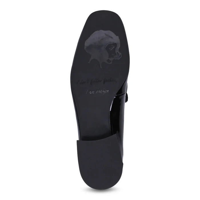 Django & Juliette VIVANDY Loafer in Black Patent & Suede Leather - Crush Marketplace