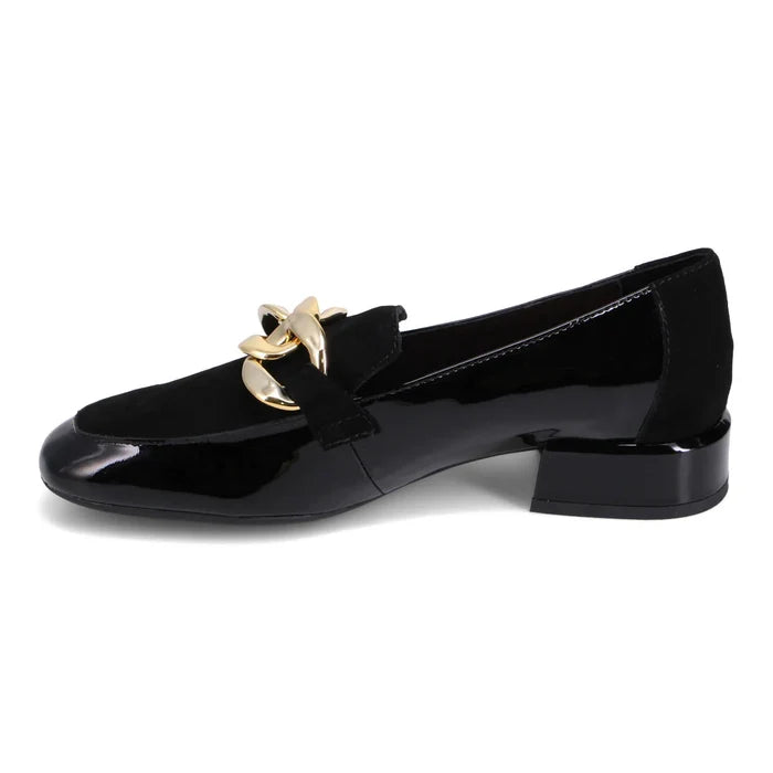 Django & Juliette VIVANDY Loafer in Black Patent & Suede Leather - Crush Marketplace