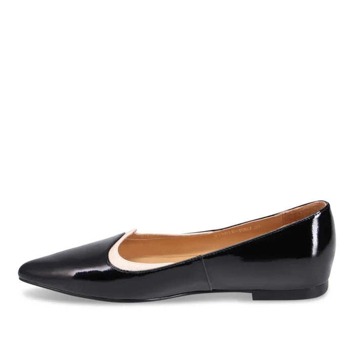 Django & Juliette YIBBIE Flat in Black Patent - Crush Marketplace