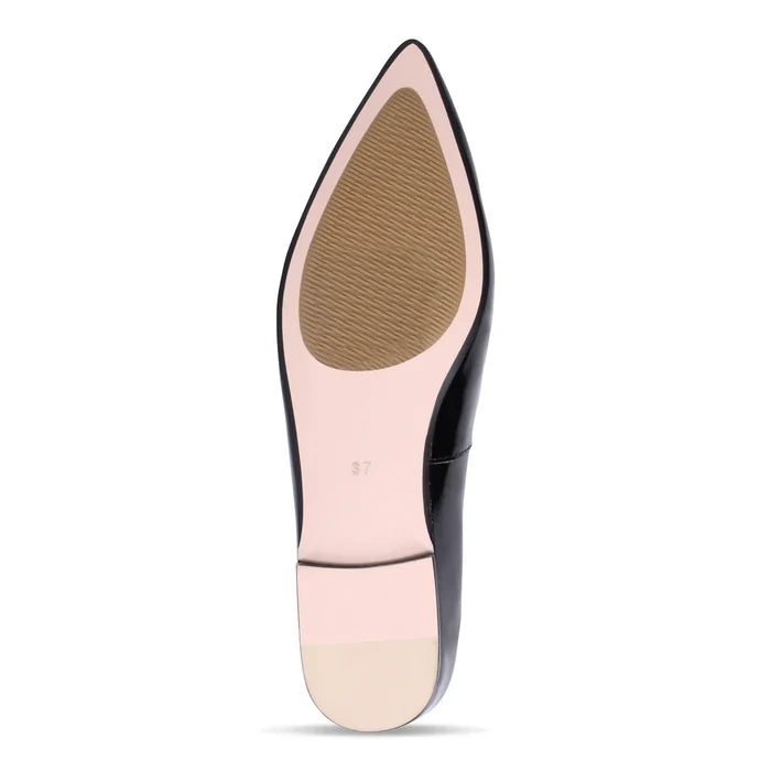 Django & Juliette YIBBIE Flat in Black Patent - Crush Marketplace
