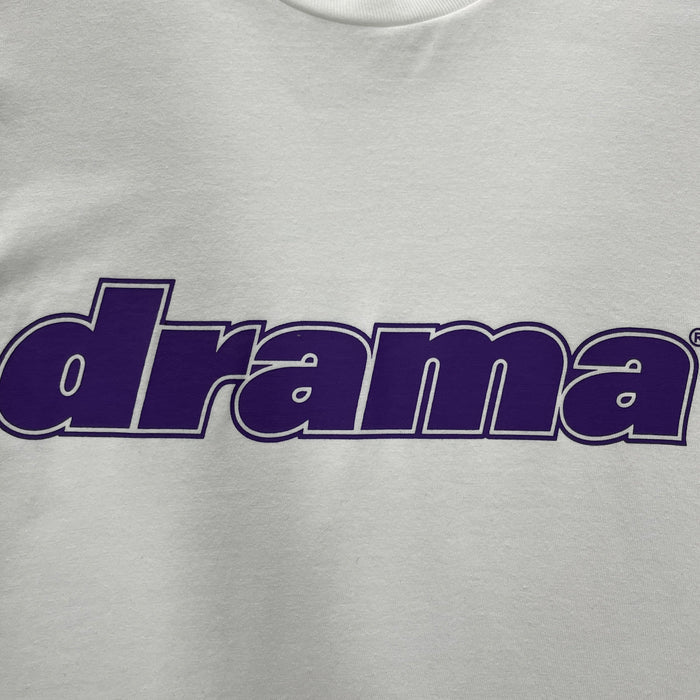 Drama Call Classic Tee White/Purple