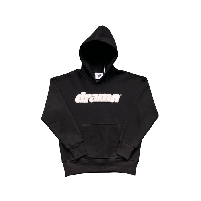 Drama Call Foam Hoodie Black/White