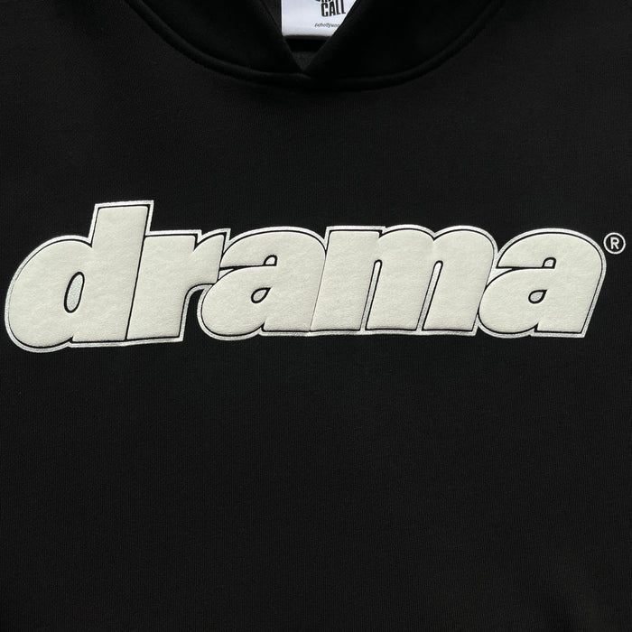 Drama Call Foam Hoodie Black/White