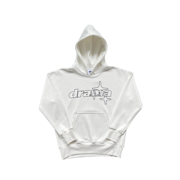 Drama Call Stars Hoodie White/Black